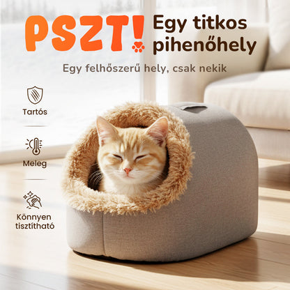 🐈 Kényelmes, barlang alakú ágy macskáknak és kutyáknak🐕💤
