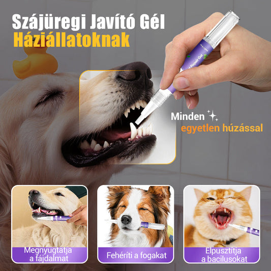【🐱 1 + 2 ingyenes】Szájhigiéniai gél állatok számára