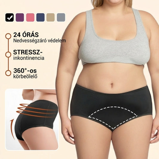 ✨ Kifejezetten a menstruációra tervezett, szivárgásmentes bugyi