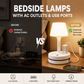 🛏️💡 2 az 1-ben éjjelilámpa töltővel és világítással 🔌🛡️
