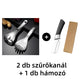 🍳 304-es rozsdamentes acél konyhakanál🥄