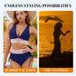 👙Magas derekú, hasformáló bikini szett