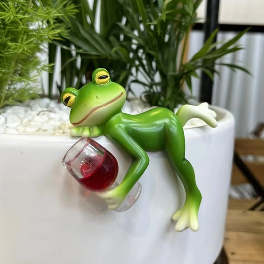 🐸  Kis béka dekoráció🍷