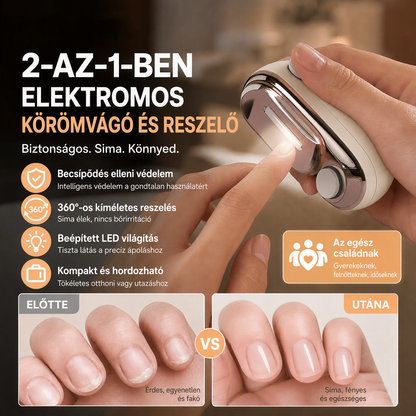 🔥Többfunkciós körömcsiszoló