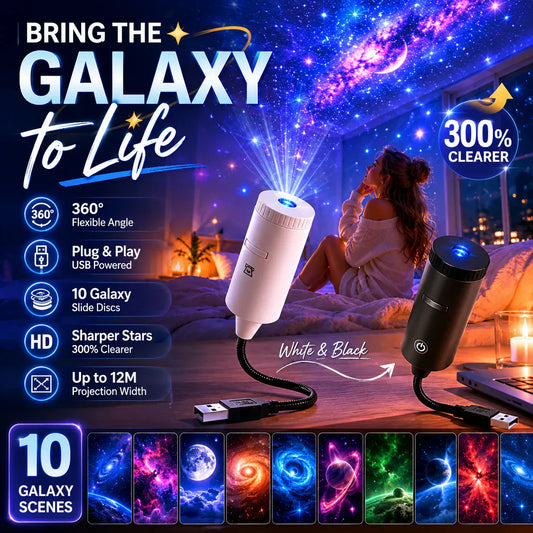 🔥💡USB-s csillag- és holdvetítő lámpa🌌🌙
