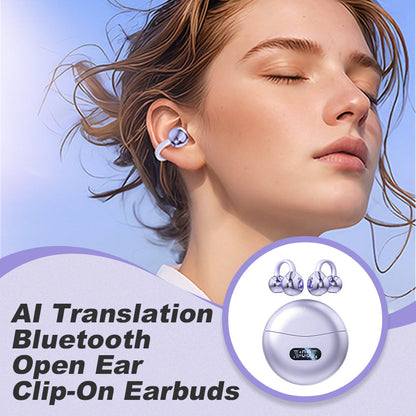 Open Air Conduction Smart AI Translation Bluetooth Headset