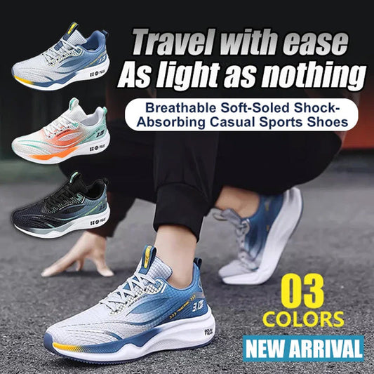 👟Lélegző puha talpú ütéselnyelő sportos alkalmi cipő
