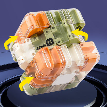 Szórakozás 3D labirintus kocka