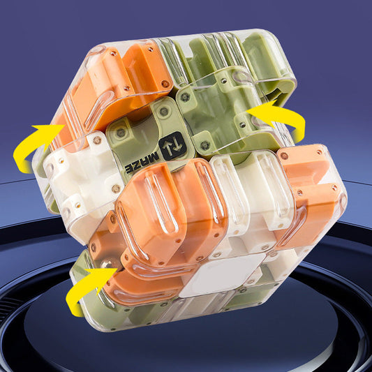 Szórakozás 3D labirintus kocka