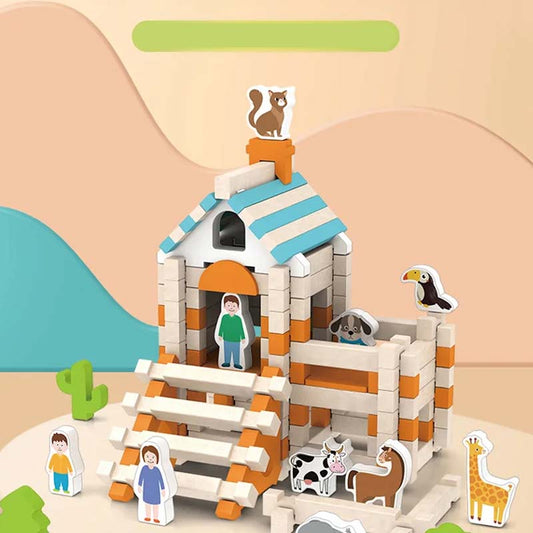 🔥Kreatív, kézzel készített fa játékok