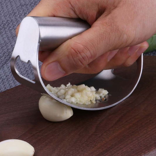 Multifunkcionális rozsdamentes acél fokhagymaprés