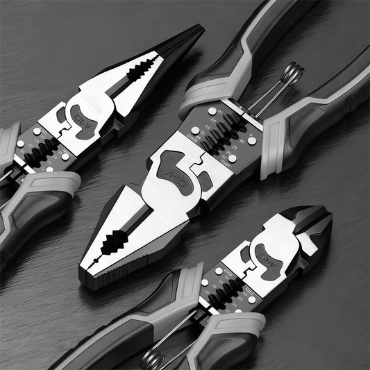 9 hüvelykes multifunkciós villanyszerelő fogó huzalcsupaszítóval