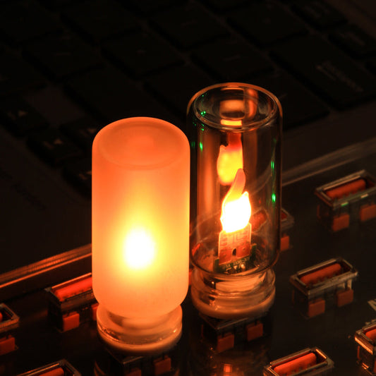 🔥🌟USB-s reális lángos hangulatvilágítás