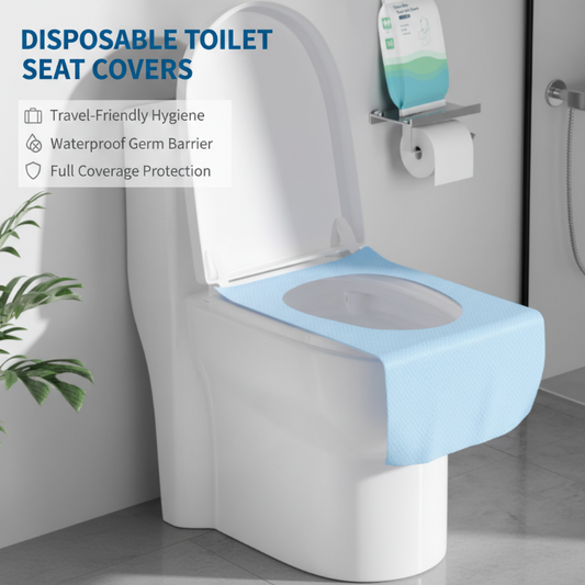 🚽 Egyszer használatos, vízálló WC-ülőkehuzat szett