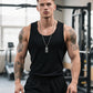 🏋️‍♂️ Férfi pamut edzőpóló