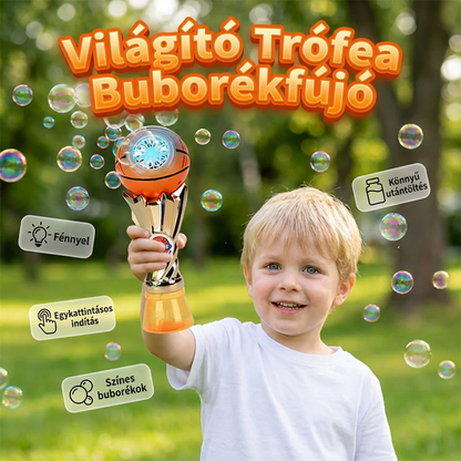 🎵Trófea alakú buborékfújó