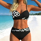 🌺👙 Mintás, formáló hatású kétrészes bikini