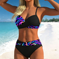 🌺👙 Mintás, formáló hatású kétrészes bikini