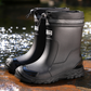 👢Unisex, térdig érő, vízálló esőcsizma