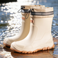 👢Unisex, térdig érő, vízálló esőcsizma