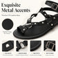 👡Fémkapcsos szegecses strandpapucs