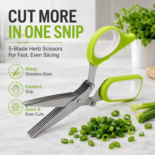 ✂️✨5 pengés rozsdamentes acél konyhai olló