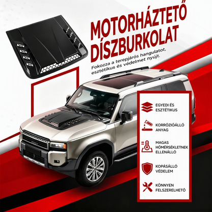 🚗✨ Univerzális autó motorháztető szellőző díszborítás 🛠️