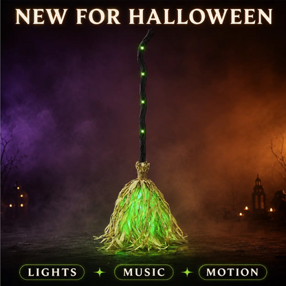 🧹 Halloweeni elektromos boszorkányseprű🎃✨