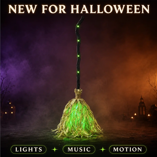 🧹 Halloweeni elektromos boszorkányseprű🎃✨