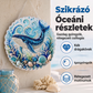 🌊 DIY tengeri gyöngyös falidísz
