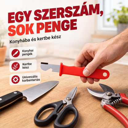 🔪🛡️ Hordozható, többfunkciós késélező