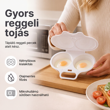 🥚 🍳 Mikrohullámú sütőbe való tojásfőző