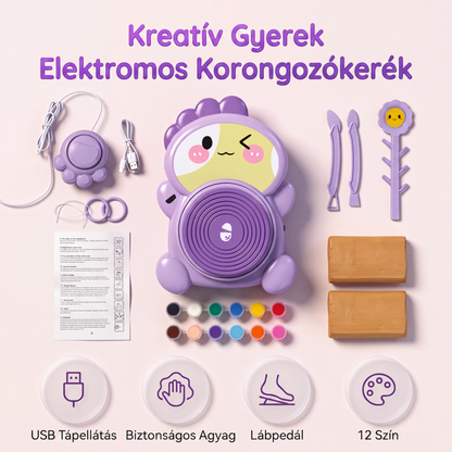 👩‍👧🎨 Gyerekeknek szóló DIY agyagkészlet ✨