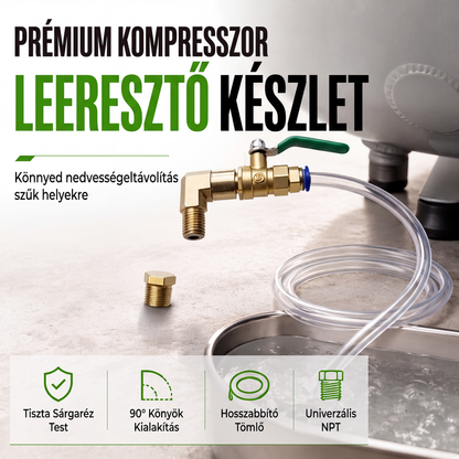 🔧Légkompresszor vízelvezető szelep
