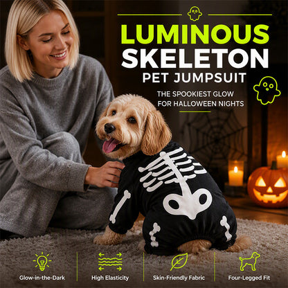 Világító kisállat-jelmez Halloween-ra