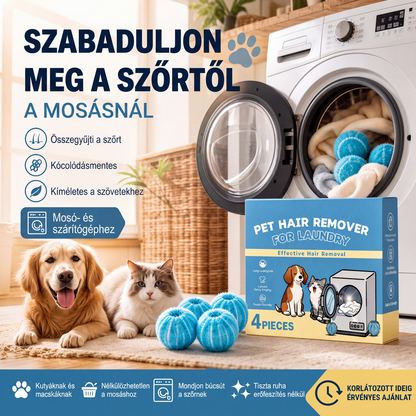 🐶1+1 INGYEN🐾Kisállat szőrzet-tisztító golyó
