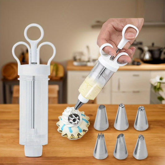 🧁1+1 INGYEN✨ Rozsdamentes acélból készült tortadíszítő készlet
