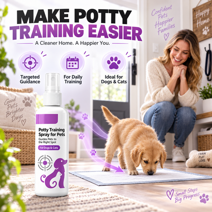 🐱🐶 Szobatisztasági tréning spray háziállatok számára