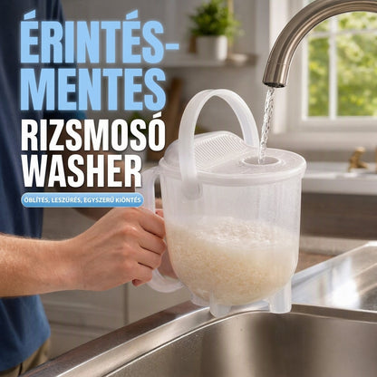 🍚1+1 INGYEN🏡Szűrővel ellátott, kézmosás nélküli rizsmosó
