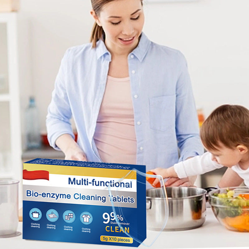 Multifunkcionális bioenzim tisztító tabletták